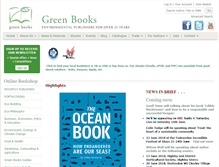 Tablet Screenshot of greenbooks.co.uk